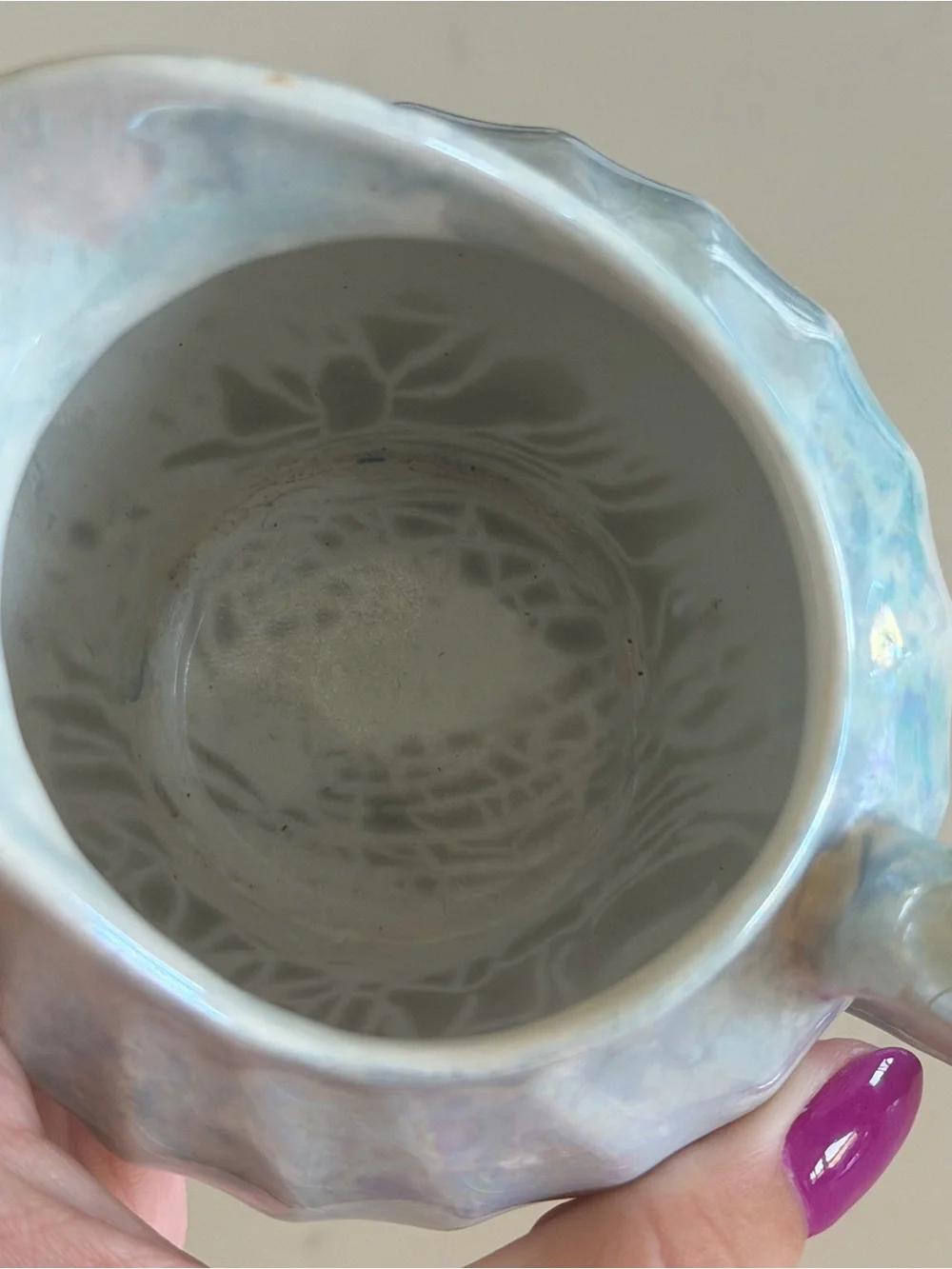 Vintage Ceramic Creamer Pitcher - Elegant Tableware